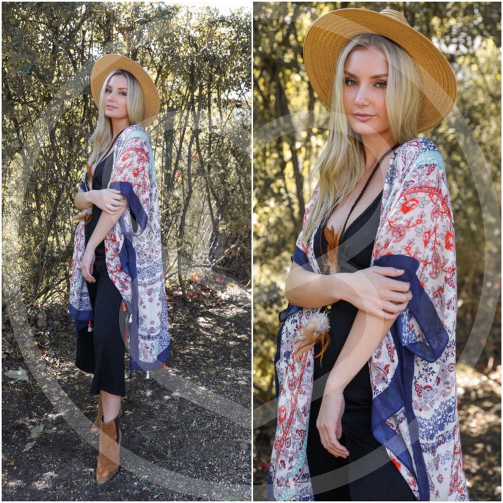 DARLA Paisley kimono - Picture 2 of 2